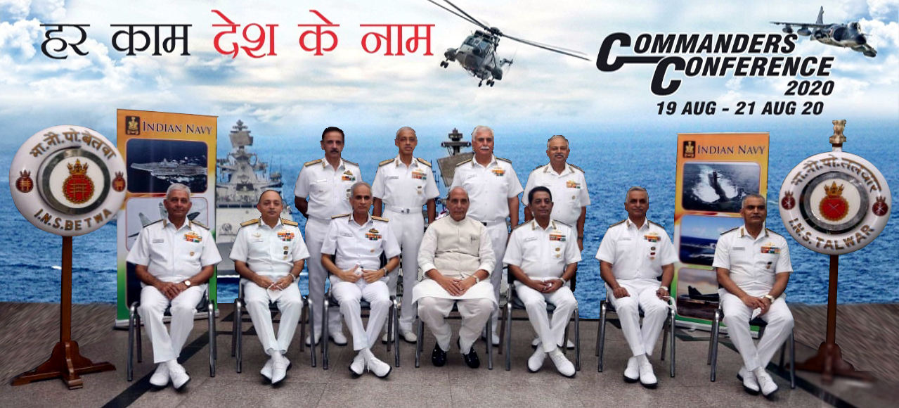 Rajnath Singh asks Naval Commanders to focus on key areas